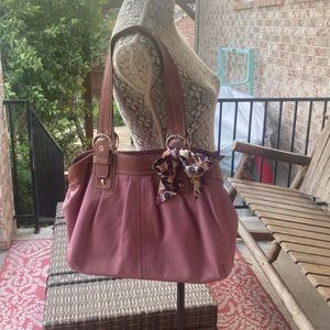 pink coach purse